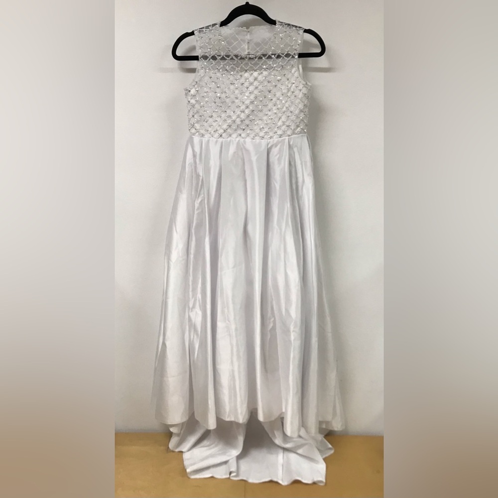 Big Girls First Holy Communion Church Easter Party Wedding Pearls Girl Dress - Picture 1 of 6